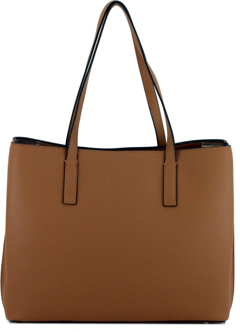 Guess Meridian II Shoppertasche Latte Logo braun