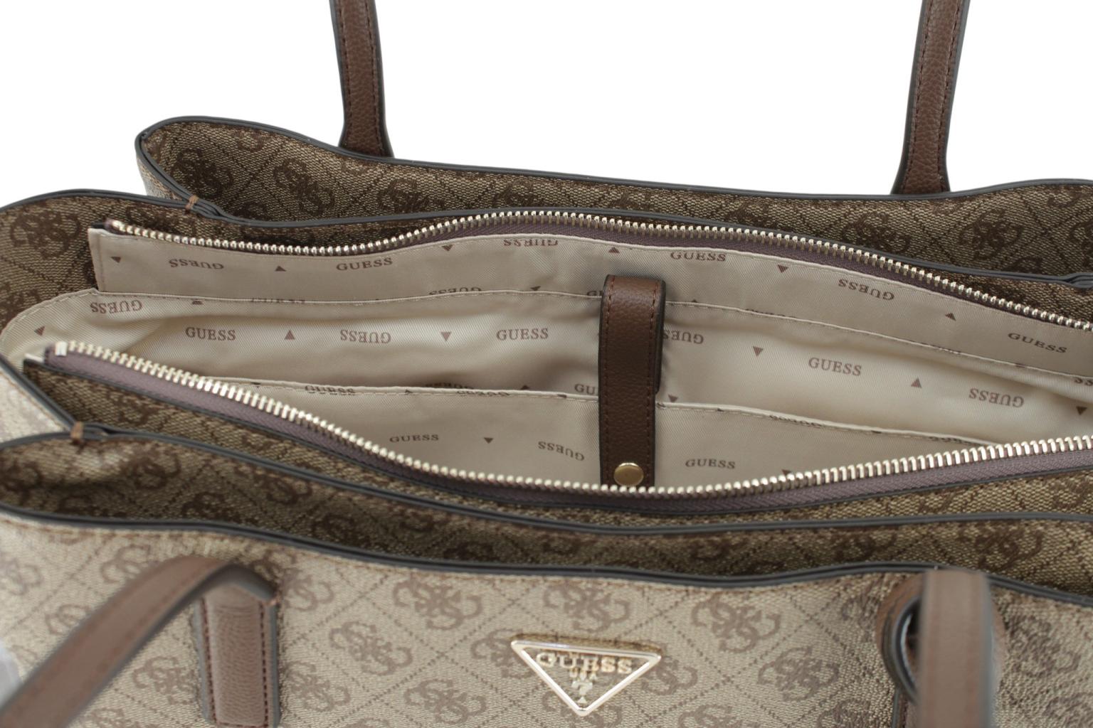 Guess Noelle II Shopper Laptopfach Coal Logo - Grau