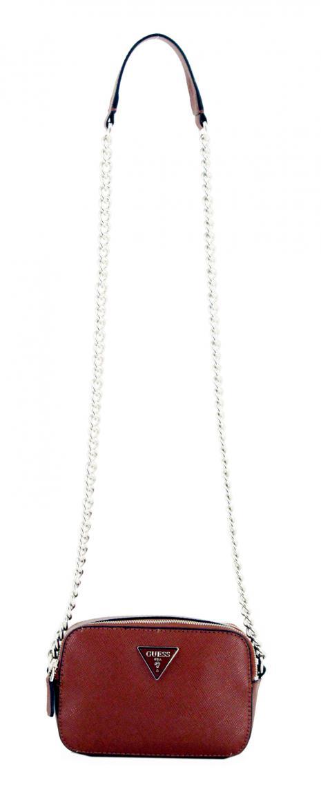 Guess Noelle White Stepptasche Kettenhenkel weiß Camera Bag