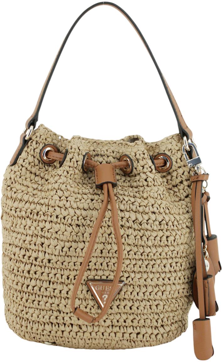 Guess Ofelia BeuteltascheNatural Cognac Bast