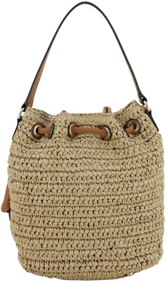 Guess Ofelia BeuteltascheNatural Cognac Bast