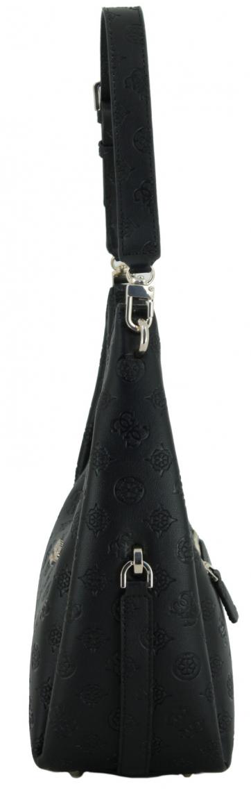 Guess Schultertasche Phoebe Hobo Shoulder Bag Taupe Prägung