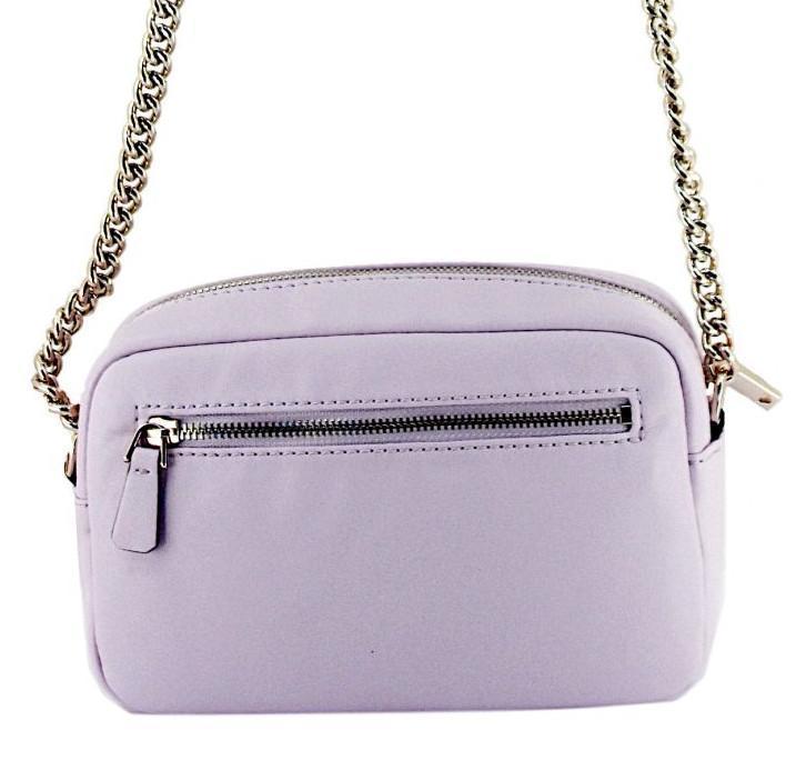 Guess Sharma Camerabag mit Kette besonders weich Lilac Fliederfarbe