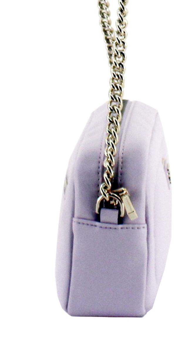 Guess Sharma Camerabag mit Kette besonders weich Lilac Fliederfarbe