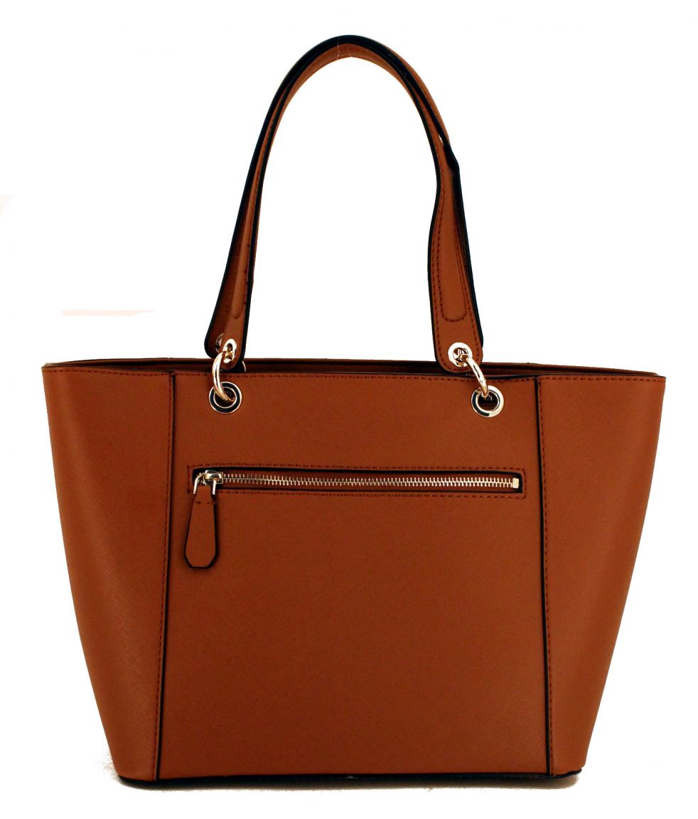 Guess Shopper Handtasche Kamryn 1981 Ringe Silver