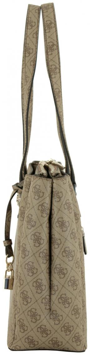 Guess Shopper Katya Coal Logo schwarz grau Multi Comp Tote