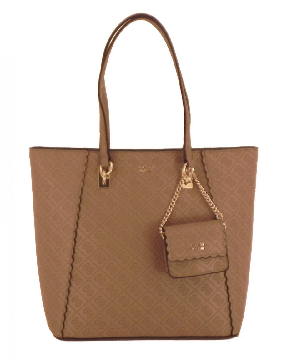 Guess Shoppertasche Rayna Anhänger Etui Weiß