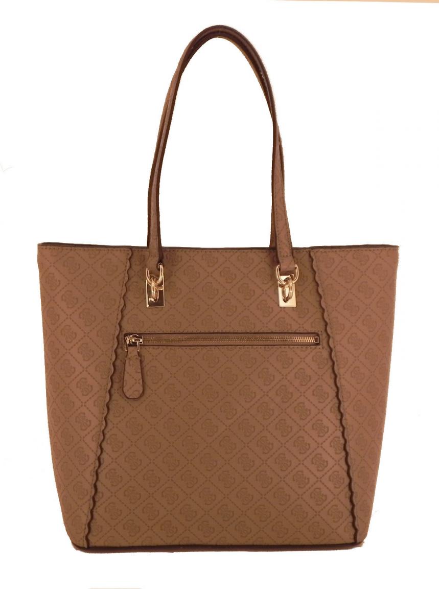 Guess Shoppertasche Rayna Anhänger Etui Weiß