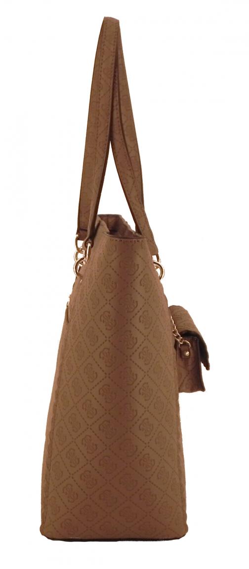 Guess Shoppertasche Rayna Anhänger Etui Weiß