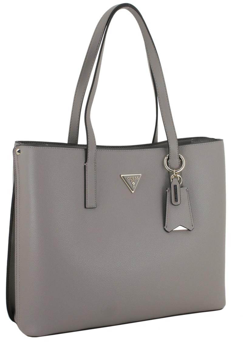 Guess Shoppertasche grau Meridian II Tote Bag Dark Taupe