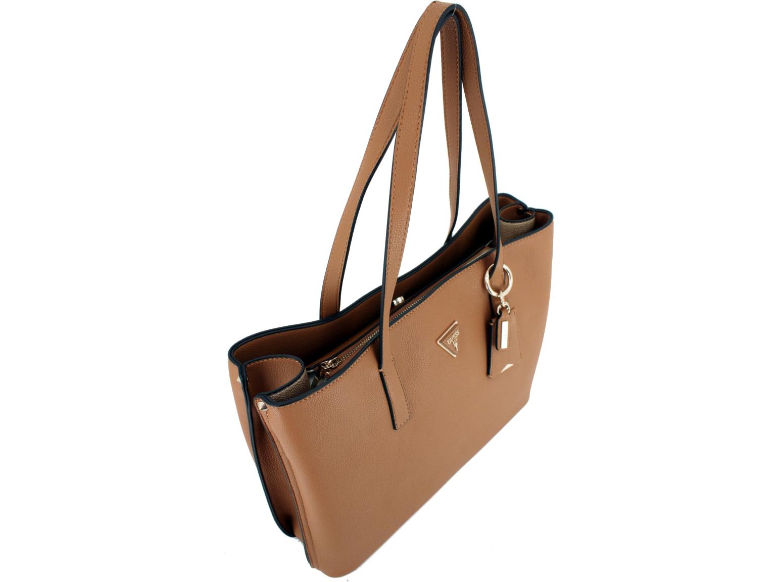Guess Shoppertasche grau Meridian II Tote Bag Dark Taupe