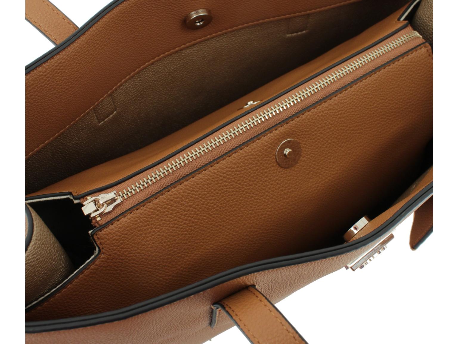 Guess Shoppertasche grau Meridian II Tote Bag Dark Taupe