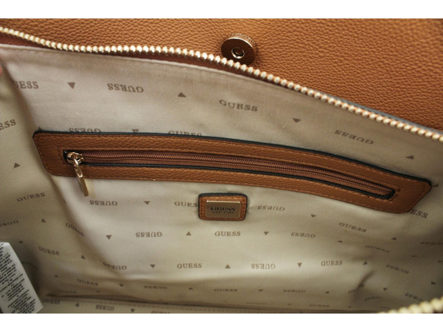 Guess Shoppertasche grau Meridian II Tote Bag Dark Taupe