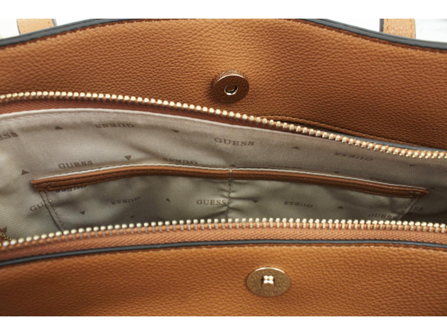 Guess Shoppertasche grau Meridian II Tote Bag Dark Taupe