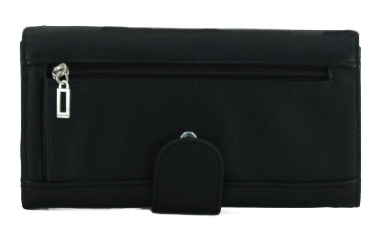 Guess Tara Brieftasche black schwarz Überschlag