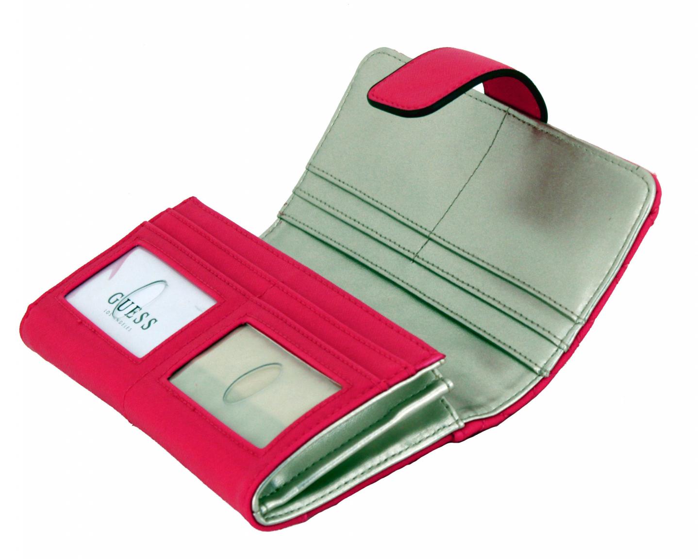 Guess Tara Brieftasche black schwarz Überschlag