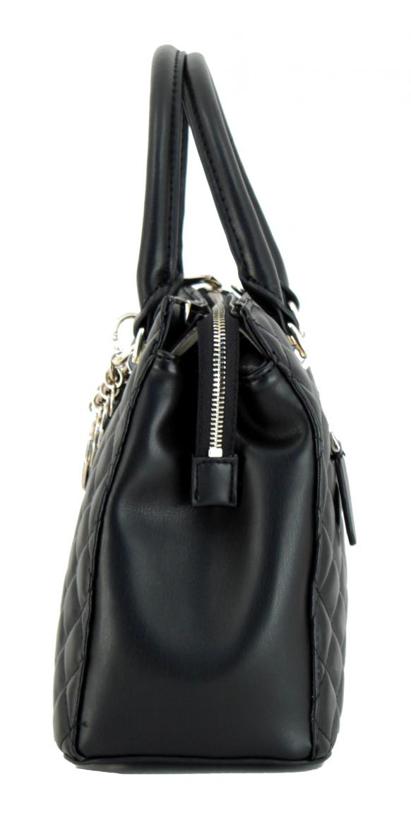 Guess Victoria schwarz Kurzgrifftasche gesteppt Kette