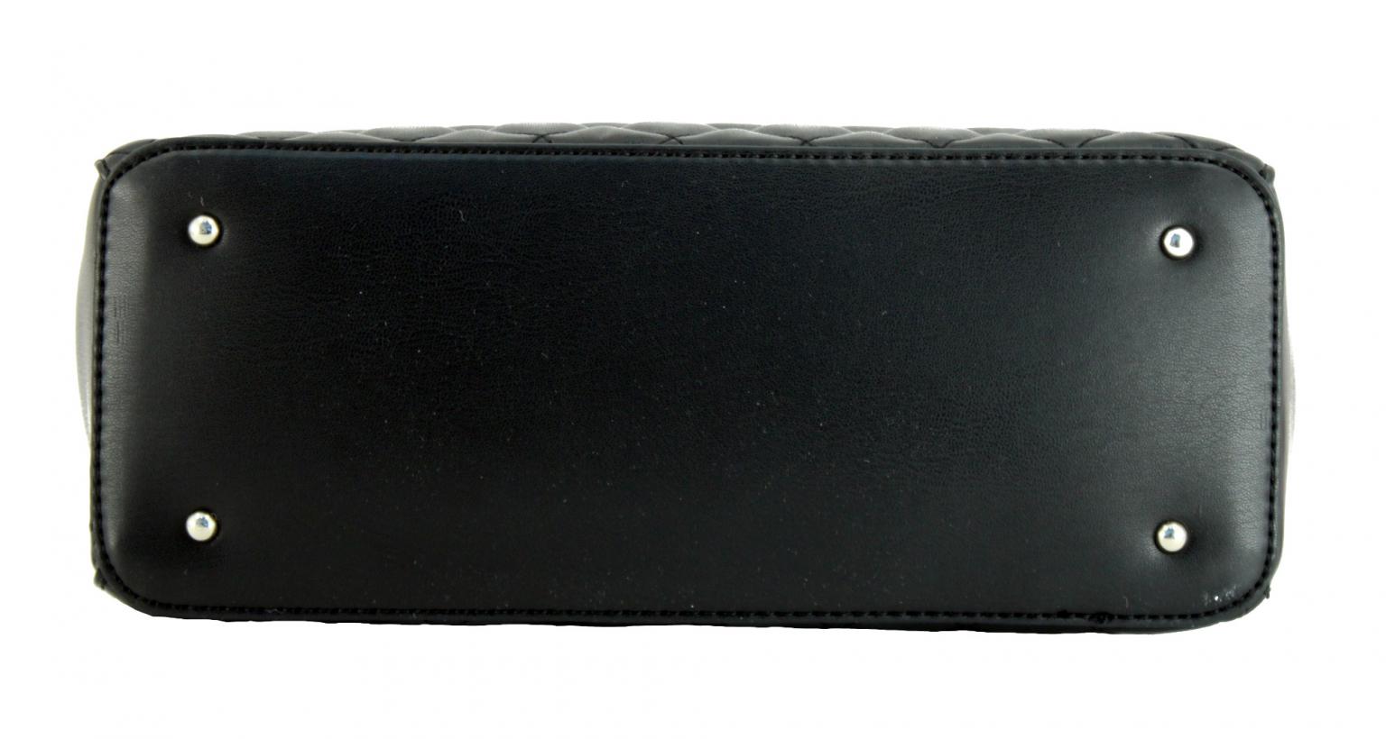 Guess Victoria schwarz Kurzgrifftasche gesteppt Kette