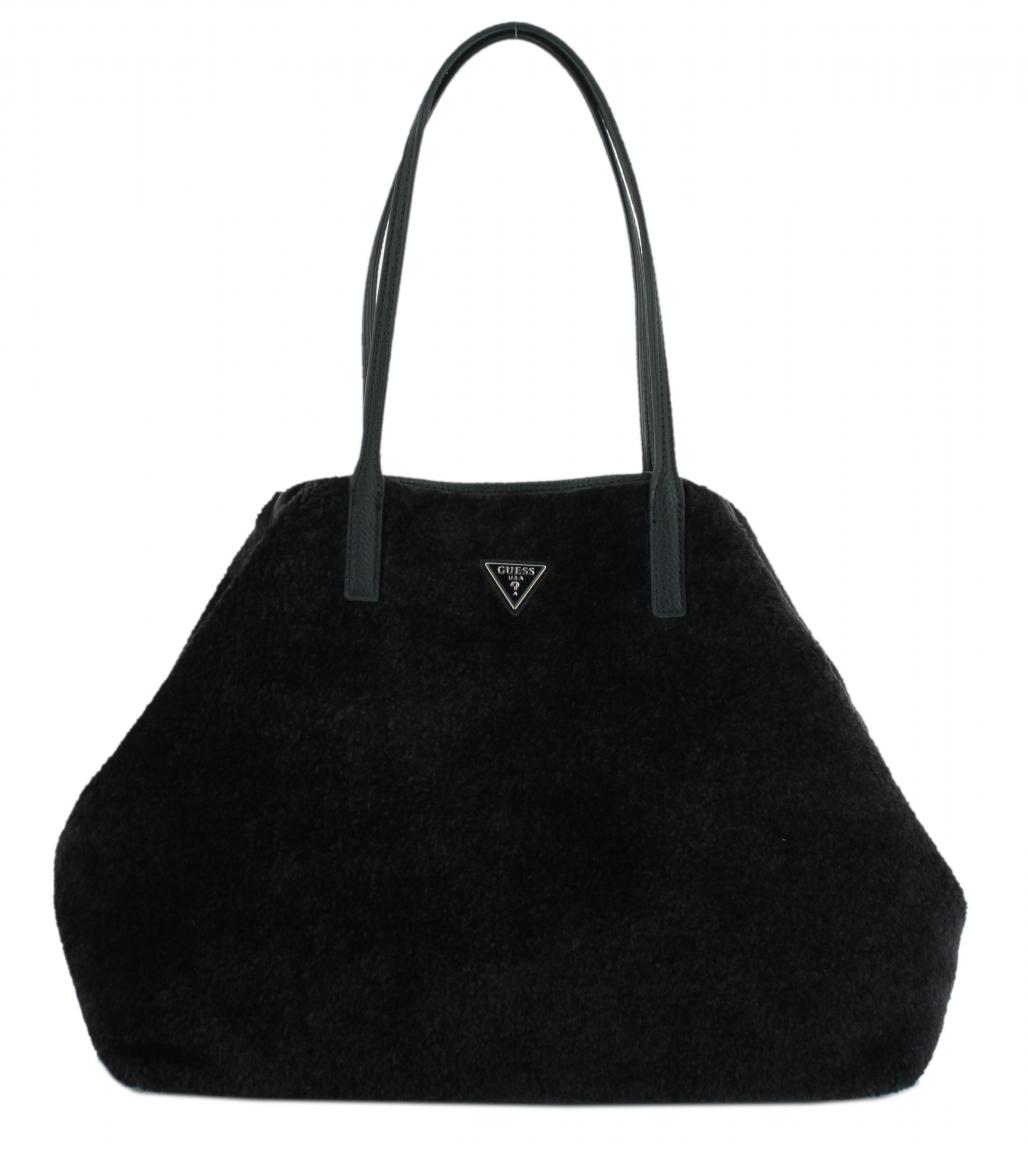 Guess Victtoria Shoppertasche variabel Teddyfell Natural Cognac