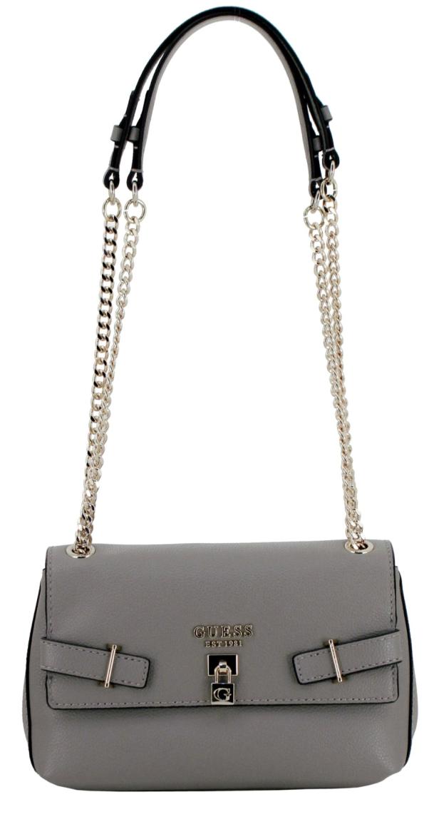 Guess Yesba Convertible Xbody Flap Abendtasche Kettenhenkel schwarz