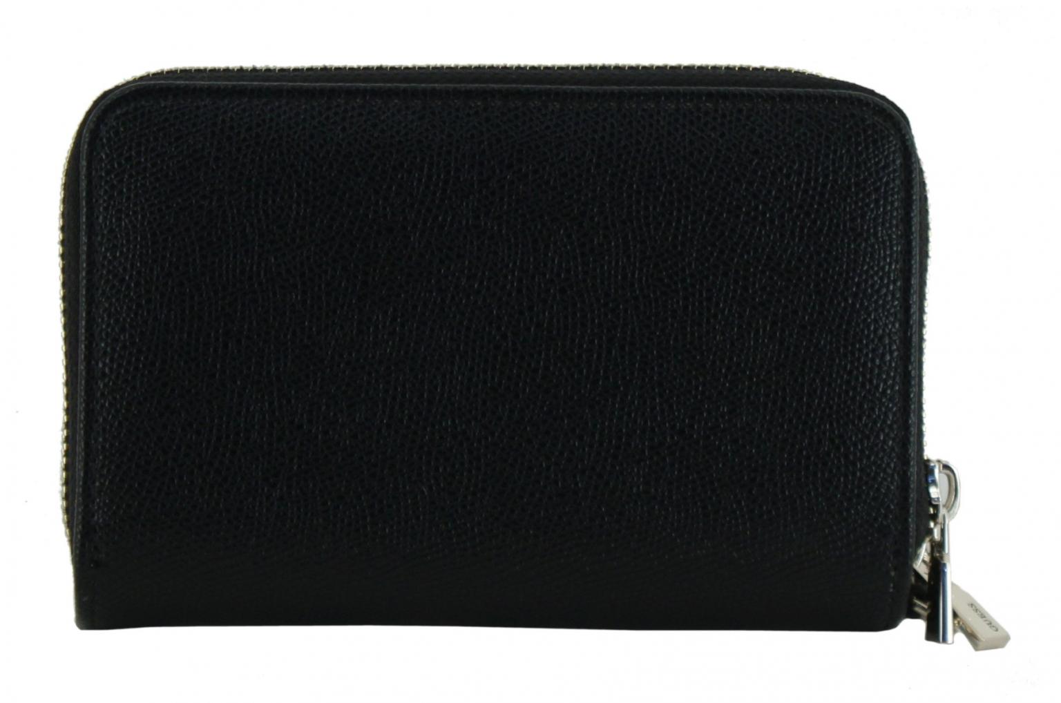 Guess zweigeteilte Geldtasche Amorette SLG Black Saffiano schwarz
