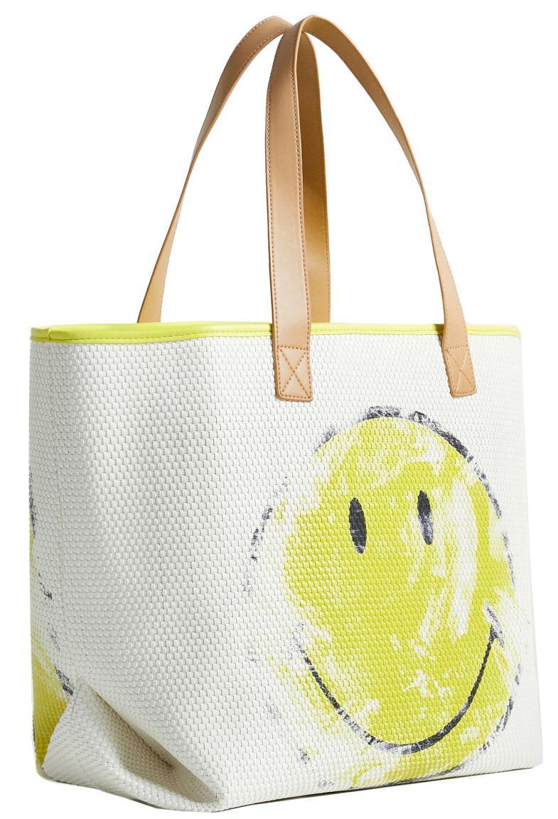 Gute Laune Shopper Desigual Smile is Better Namibia Gelb