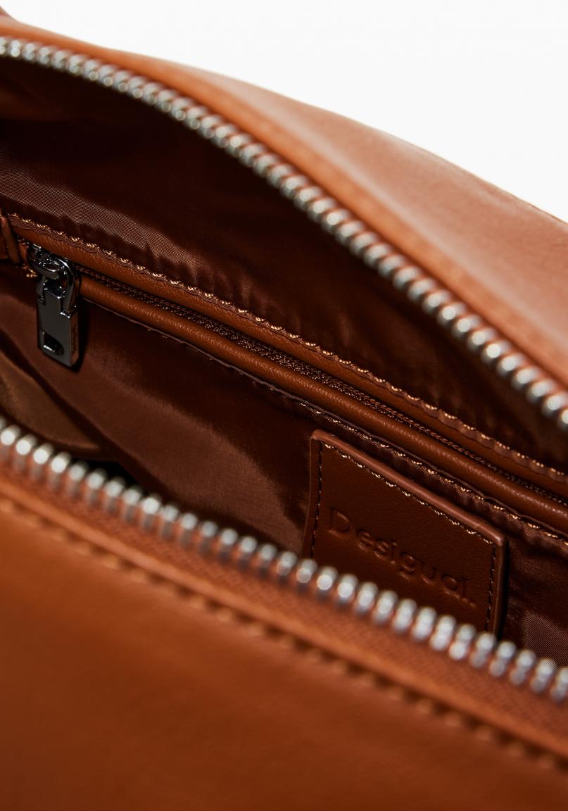 Habana Desigual Camel Umhängetasche braun