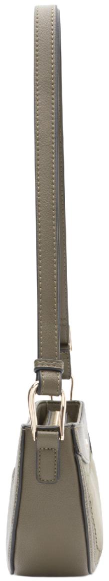 Halbmondtasche L.Credi forest Velours grün Palmira