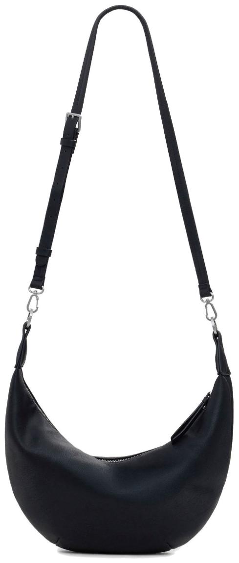 Haldbmondtasche Desigual schwarz Logo Zante Webband