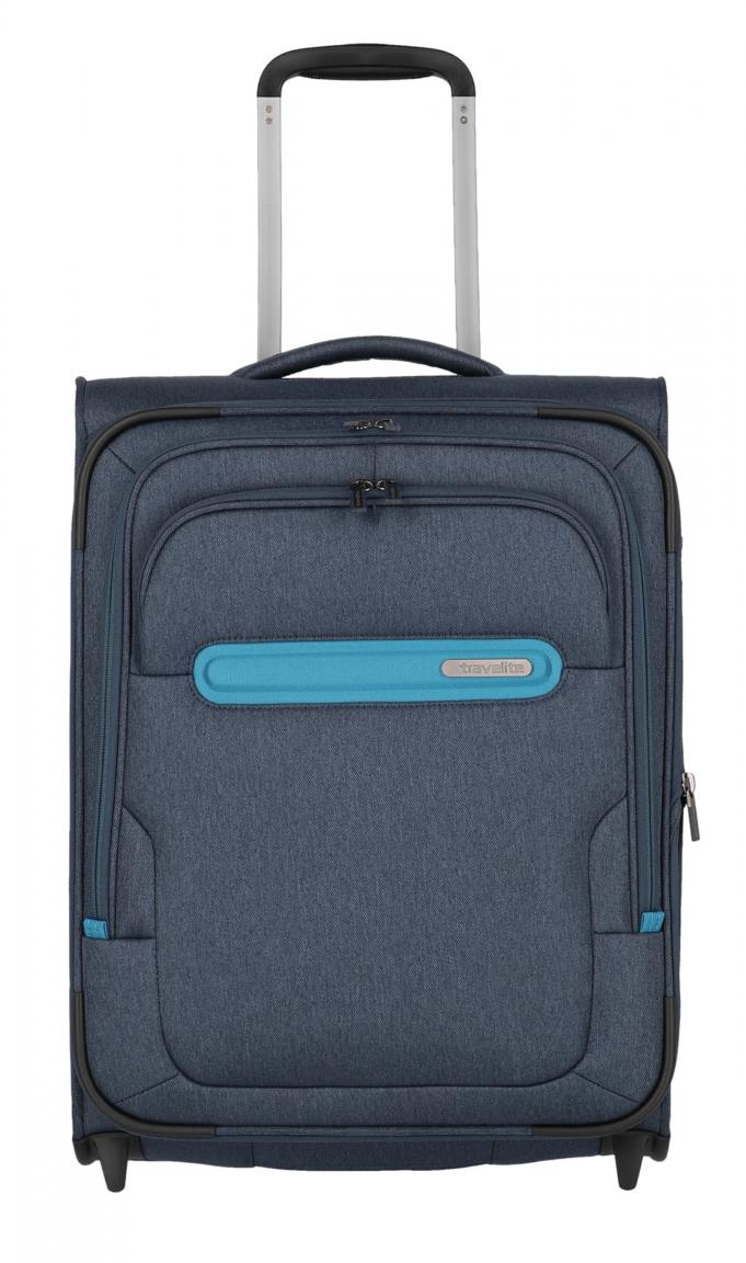 Handgepäck Trolley Madeira blau türkis erweiterbar 2-Rad