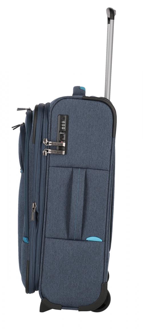 Handgepäck Trolley Madeira blau türkis erweiterbar 2-Rad