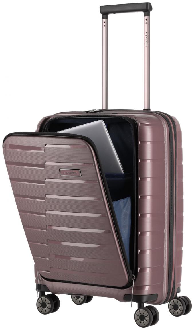 Handgepäck Trolly Travelite mit Vortasche Air Base Lilac Flieder