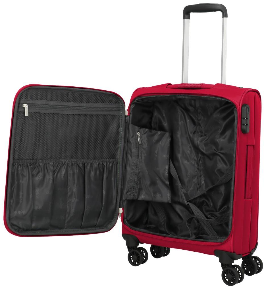 Handgepäckkoffer Skyline Orlando Trolley S 54cm rot