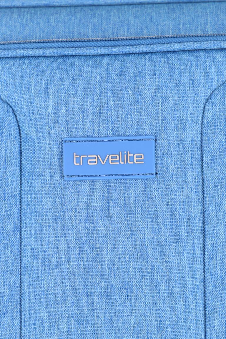 Handgepäckkoffer Travelite Boja hellblau S 55cm 4-Rad Trolley
