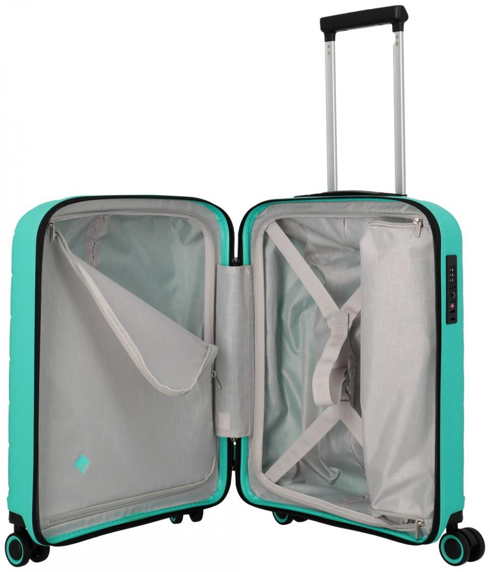 Handgepäckkoffer Travelite Burano Trolley S 55cm Aqua türkis