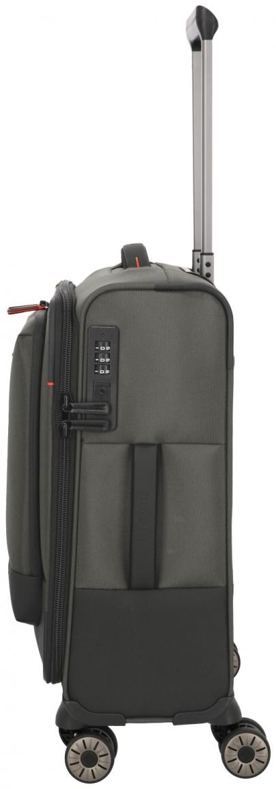 Handgepäckkoffer Travelite Crosslite S 55cm dunkelolive Laptopfach