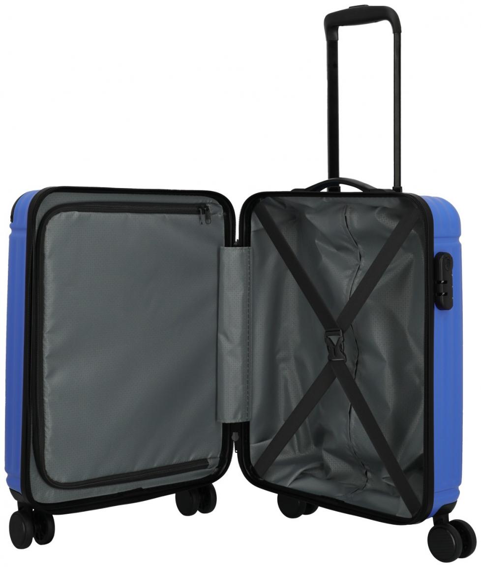 Handgepäckkoffer blau Travelite Cruise 4w Trolley S 55cm Blue Violet