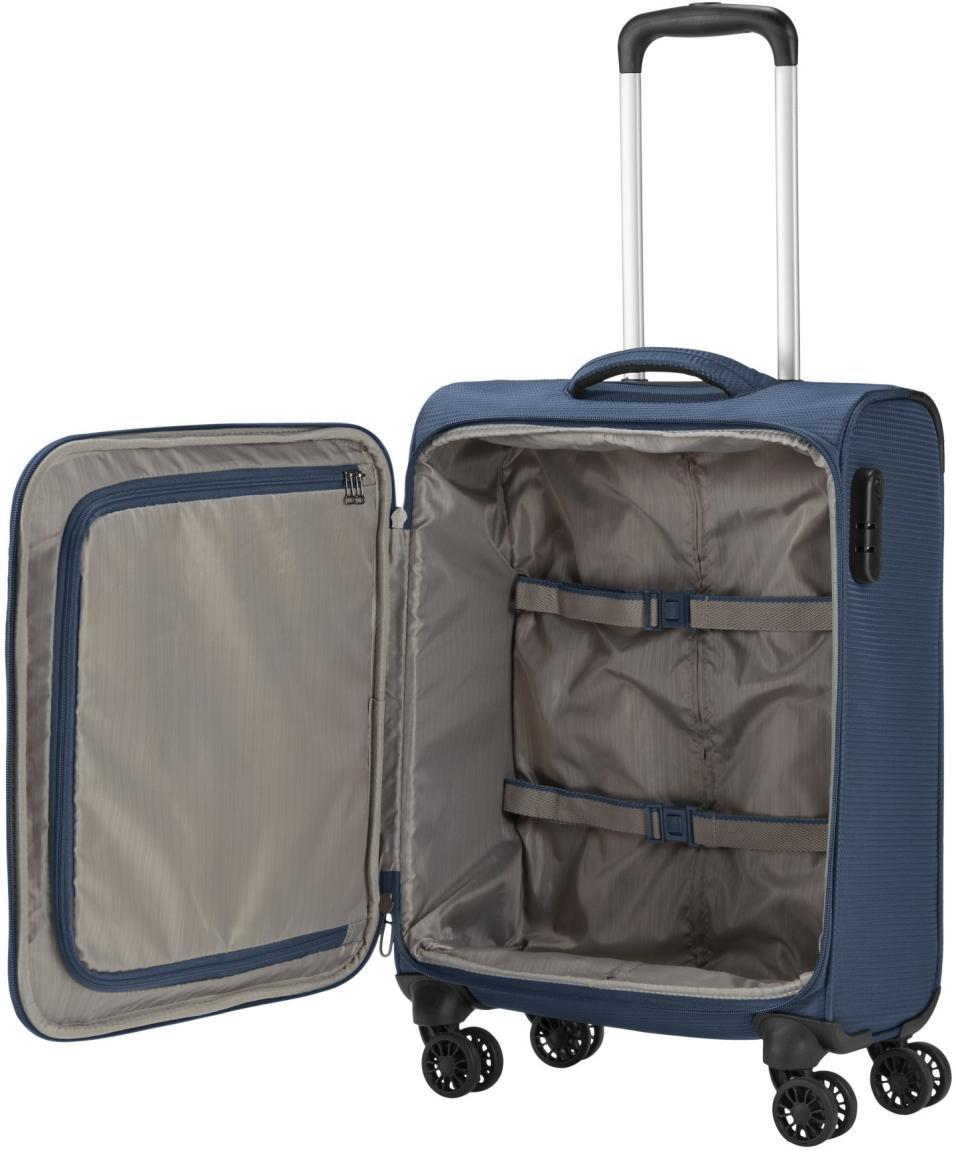 Handgepäckkoffer dunkelblau Travelite Seaside S 55cm 4-Rad