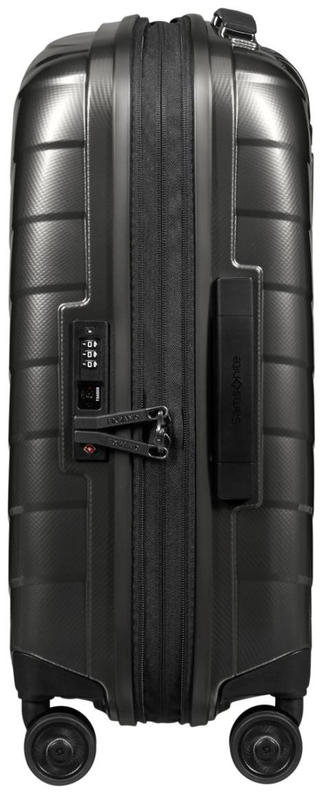Handgepäckkoffer erweiterbar dunkelgrau Samsonite Attrix Spinner S 55cm Anthracite
