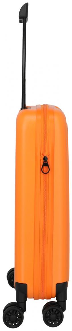 Handgepäckkoffer orange Hartschale faltbar Travelite Basics 55cm