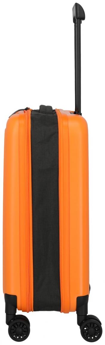Handgepäckkoffer orange Hartschale faltbar Travelite Basics 55cm