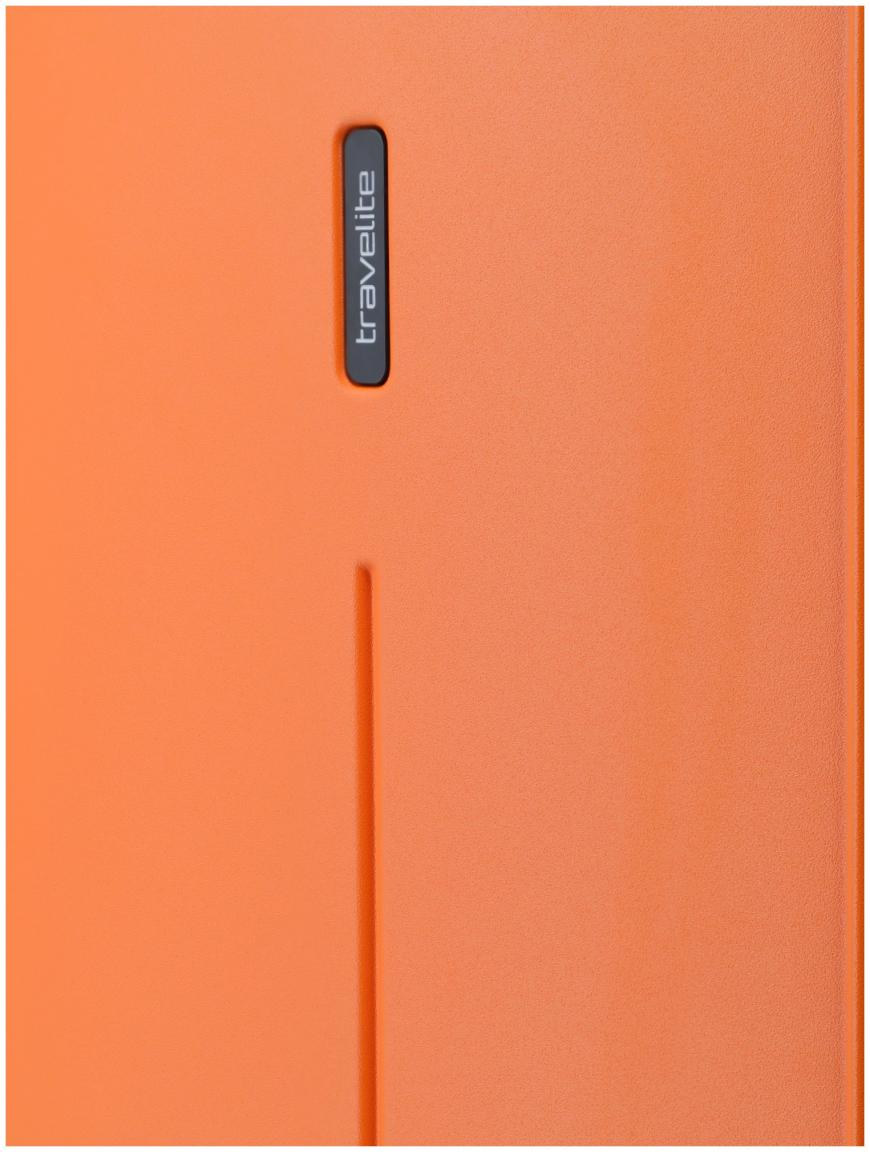 Handgepäckkoffer orange Hartschale faltbar Travelite Basics 55cm