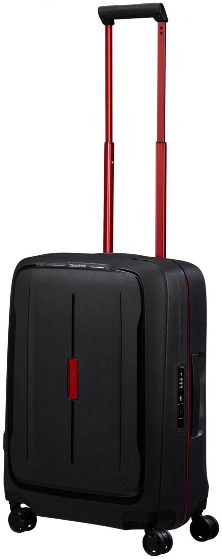 Handgepäckkoffer schwarz rot Samsonite Essens Spinner S 55cm
