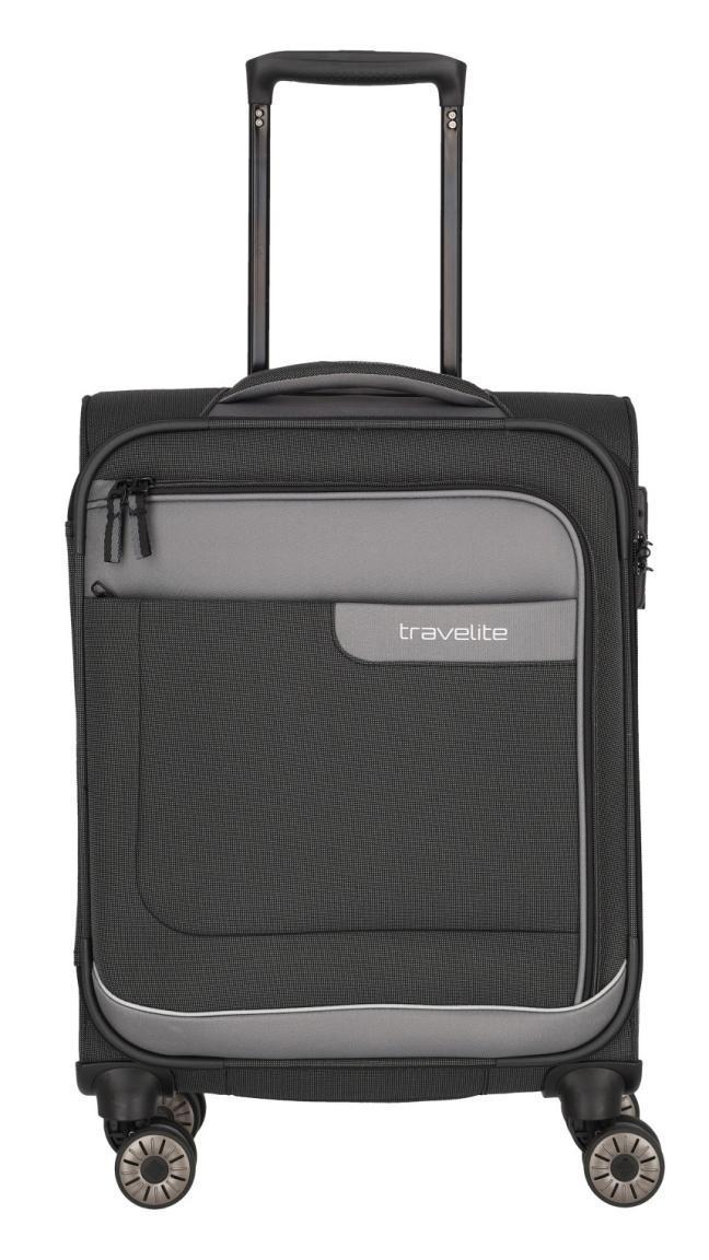 Handgepäcktrolley Travelite Viia S 55cm anthrazit TSA Zahlenschloss