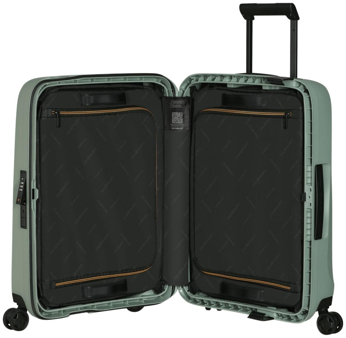 Handgepäcktrolley salbeigrün Essens Spinner S 55cm Samsonite Sage