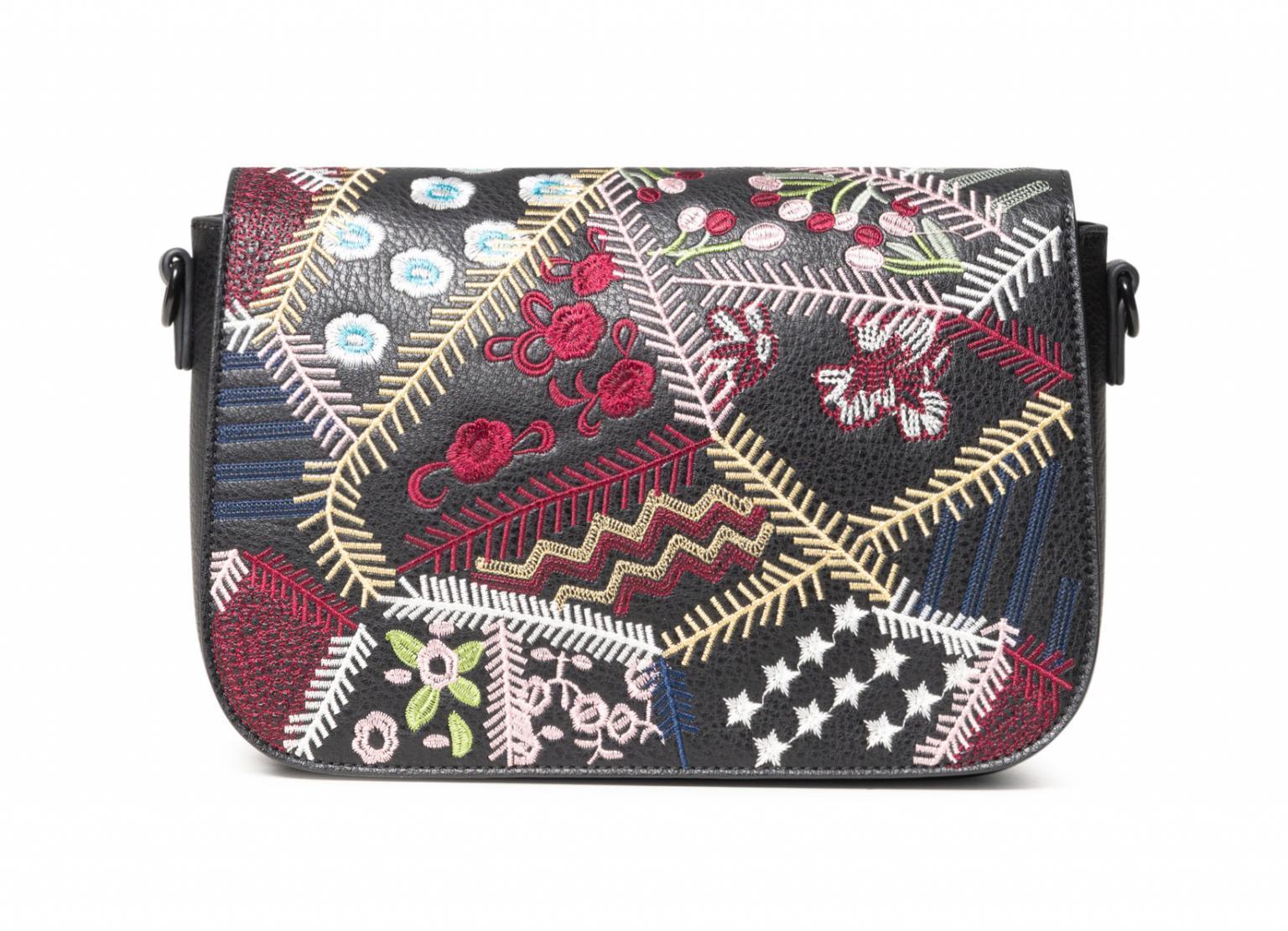 Handtasche Amorgos Desigual Wings Gris Oscuro