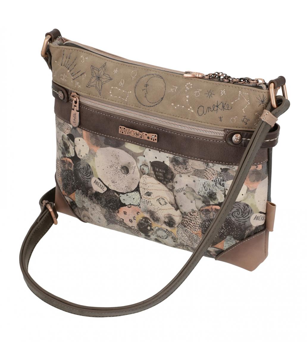 Handtasche Anekke Stars iPad Tablet Universe Planets Space braun Weltall