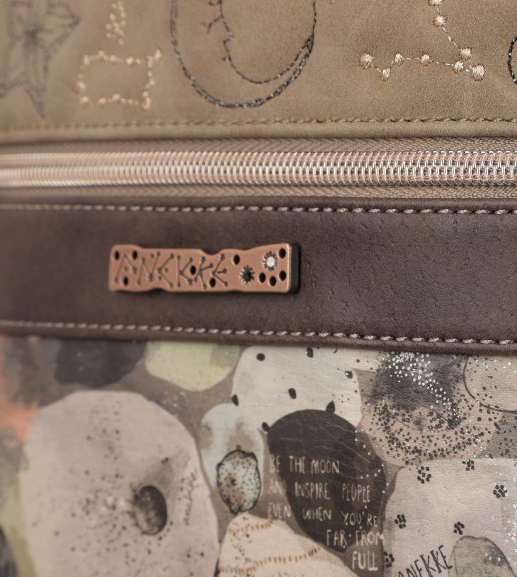 Handtasche Anekke Stars iPad Tablet Universe Planets Space braun Weltall