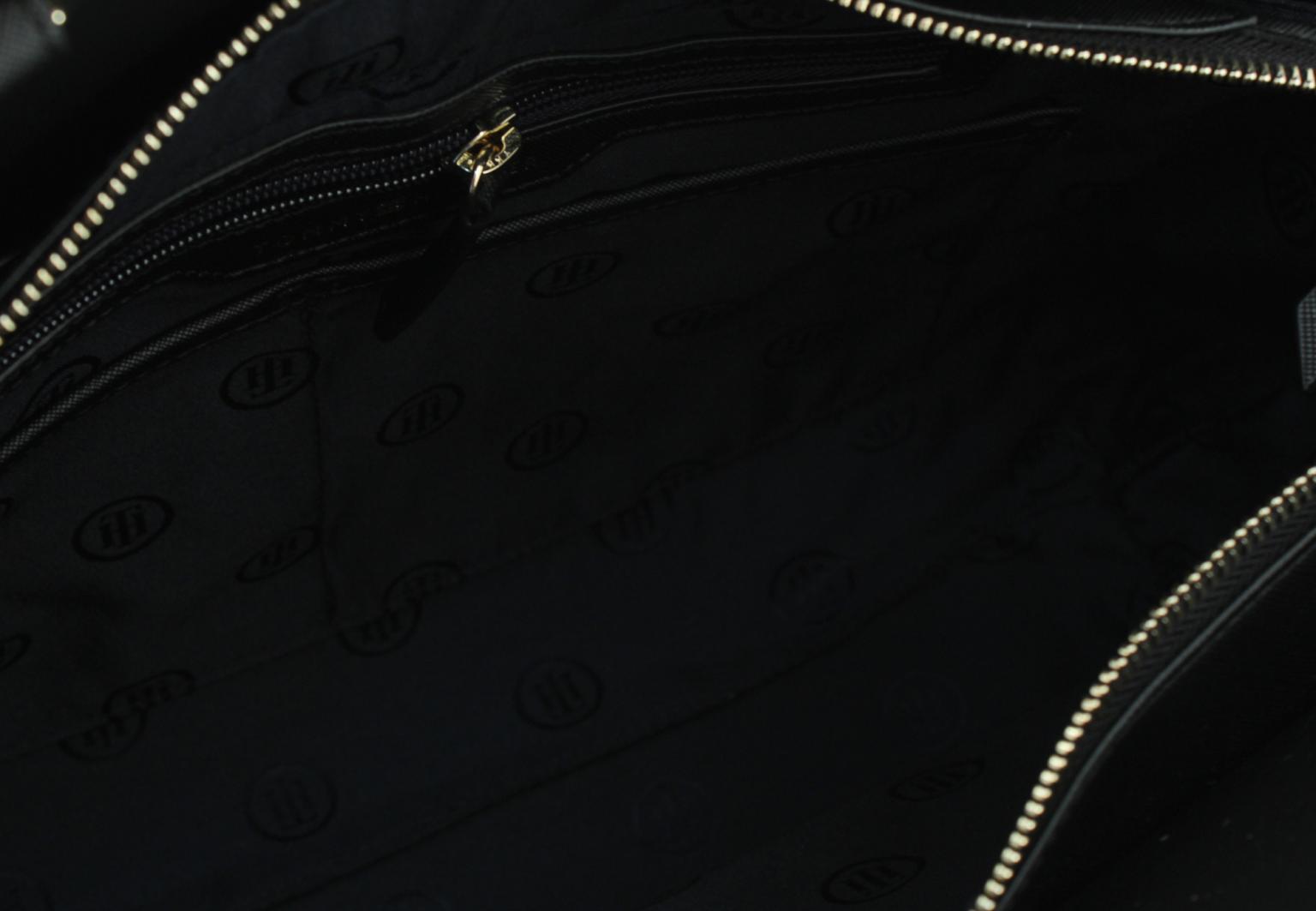 Handtasche Beere blau Tommy Hilfiger Saffiano Satchel Kette