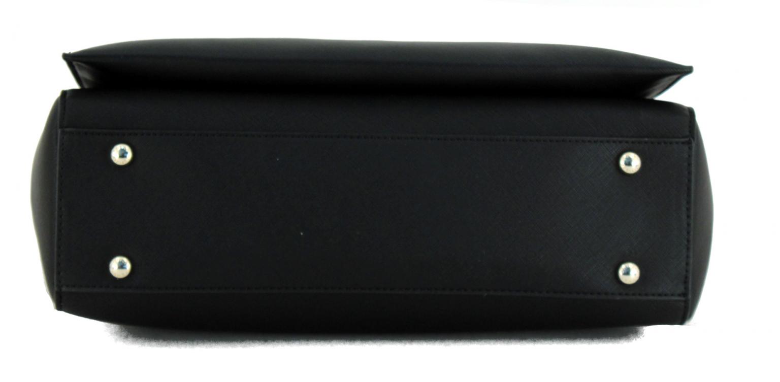 Handtasche Beere blau Tommy Hilfiger Saffiano Satchel Kette